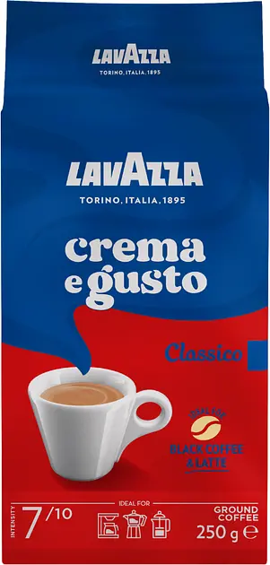 Кава мелена Lavazza Crema e Gusto Classico 250 г (8000070038868)