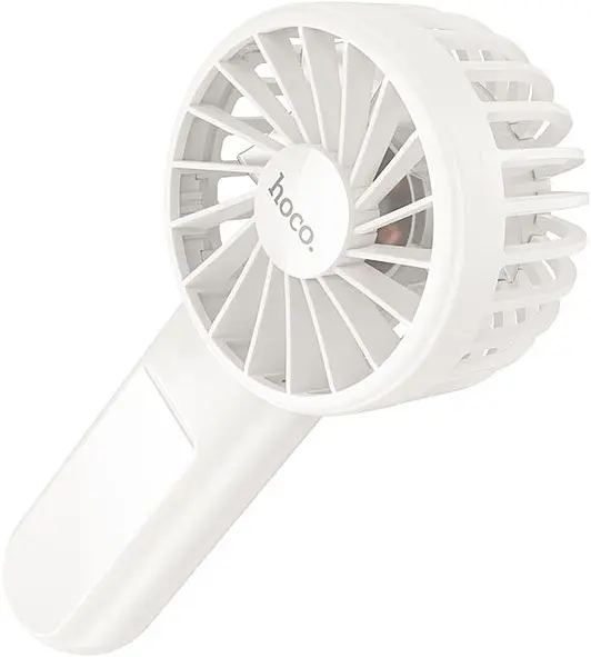 Вентилятор портативний Hoco HX60 Nimble portable handheld fan white - фото 4