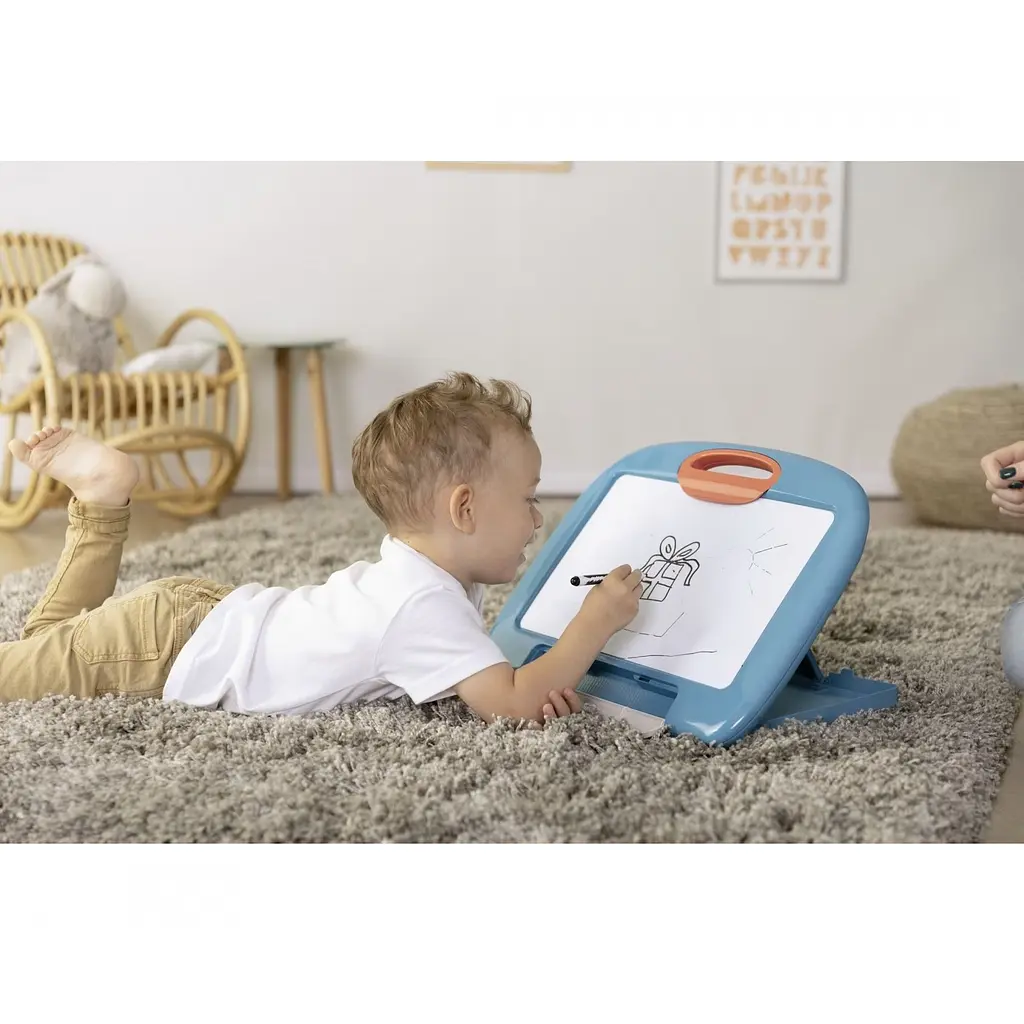 Дошка для малювання Smoby Toys мобільна 27х43х31 см синя (410713) - фото 5