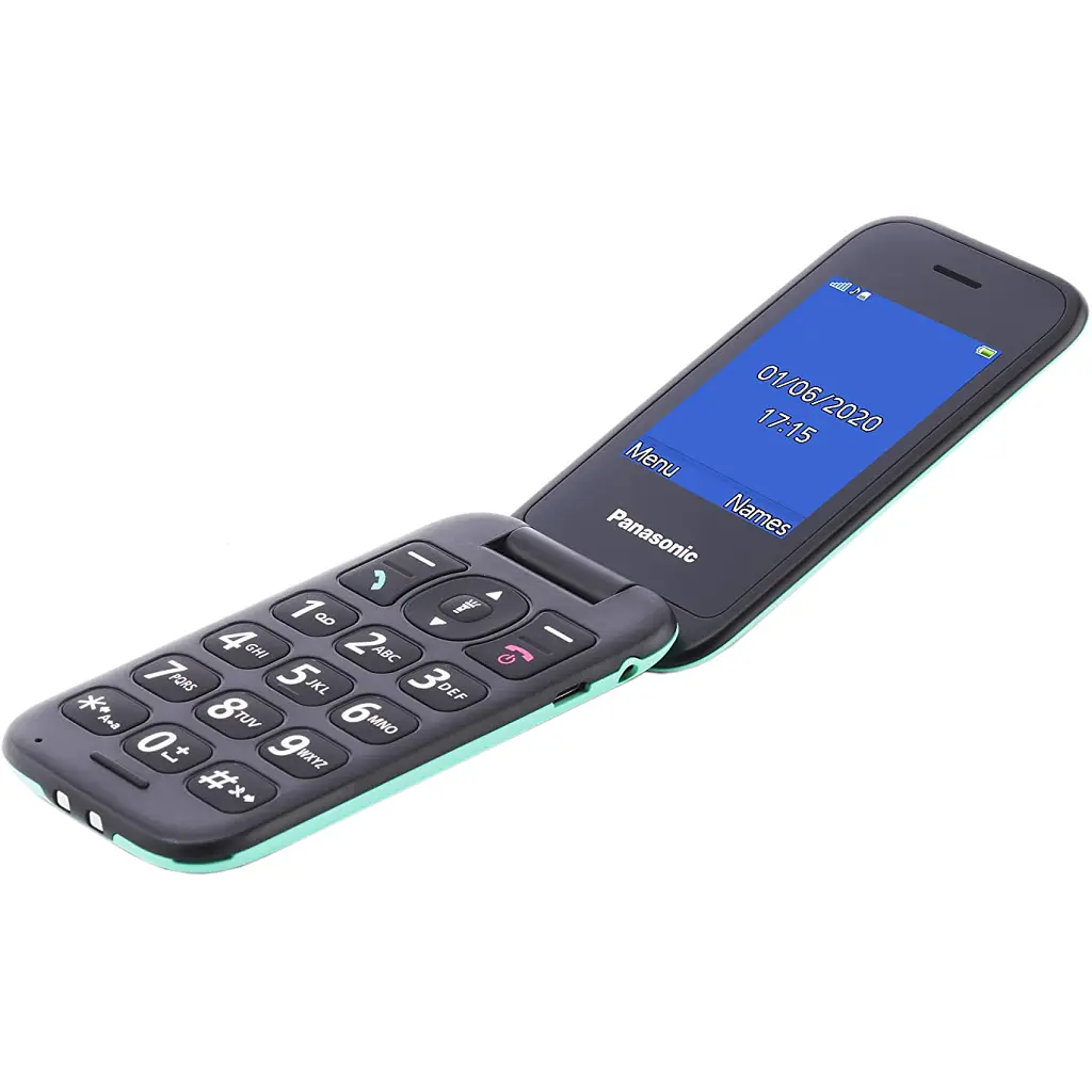 Мобільний телефон Panasonic KX-TU400 Turquoise (KX-TU400EXC) - фото 5