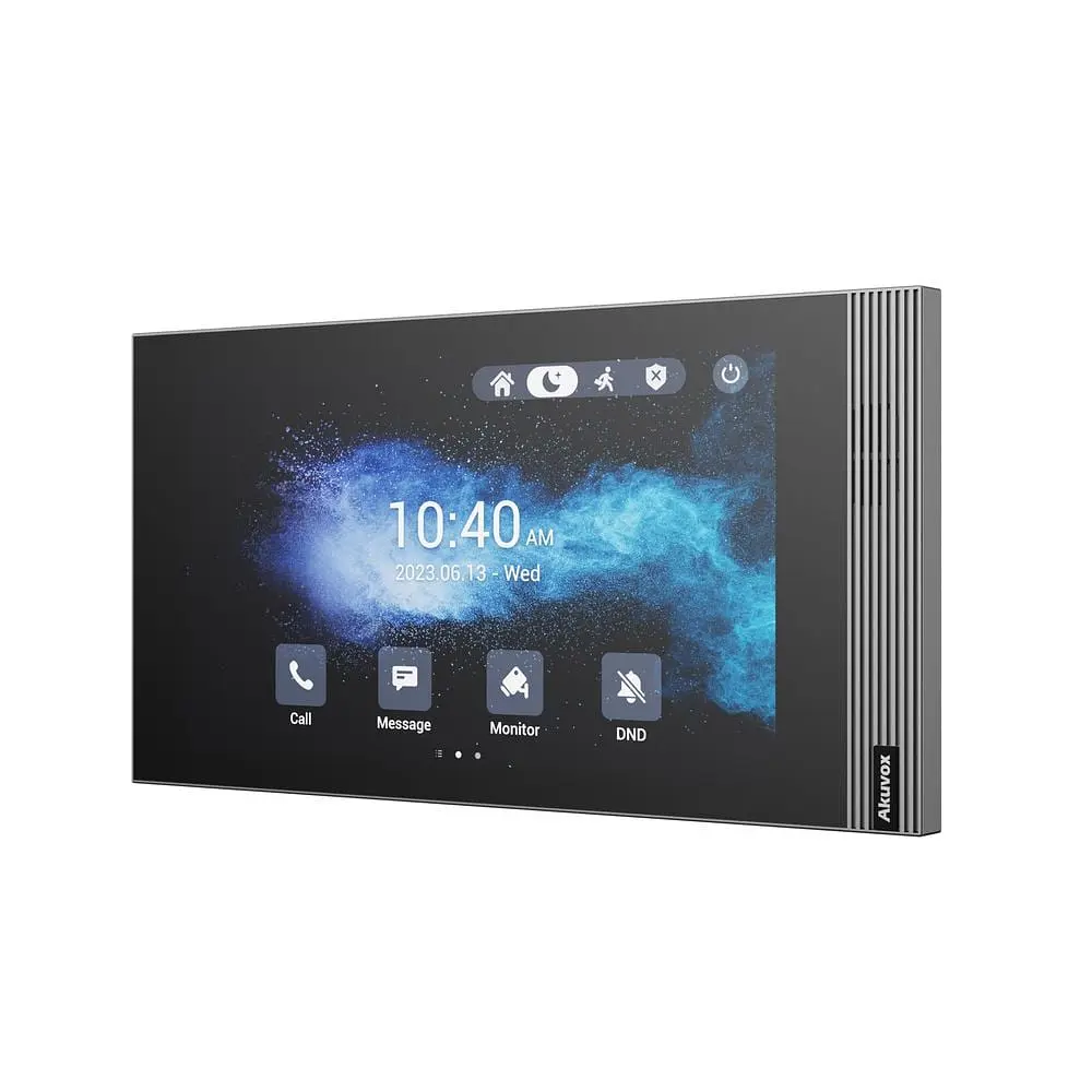 Відеодомофон 8” WiFi Akuvox S563W Black SIP Android з Bluetooth (00-00002332) - фото 3