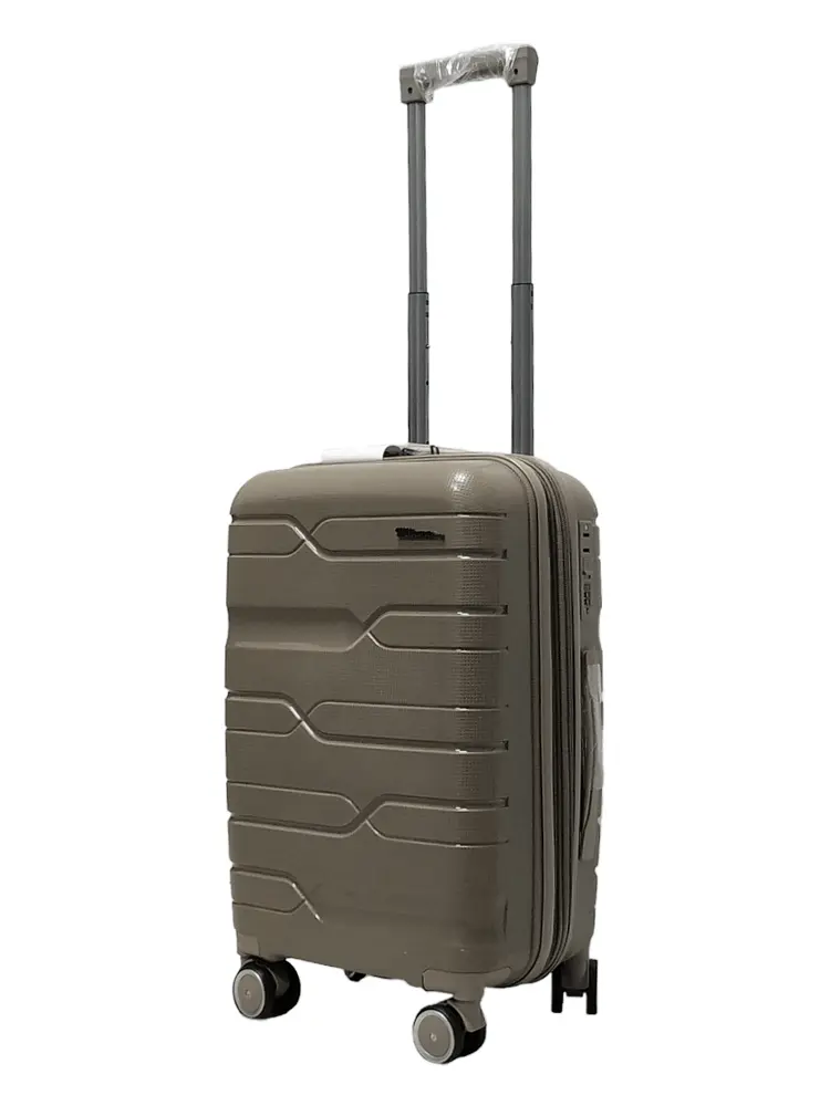 Валіза маленька S поліпропілен Milano bag 0306 56×35×24см 33л Шампань - фото 2
