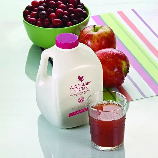 Алое вера з соком журавлини та яблука Forever Living Aloe Berry Nectar, 1 л для підтримки травної системи - фото 2