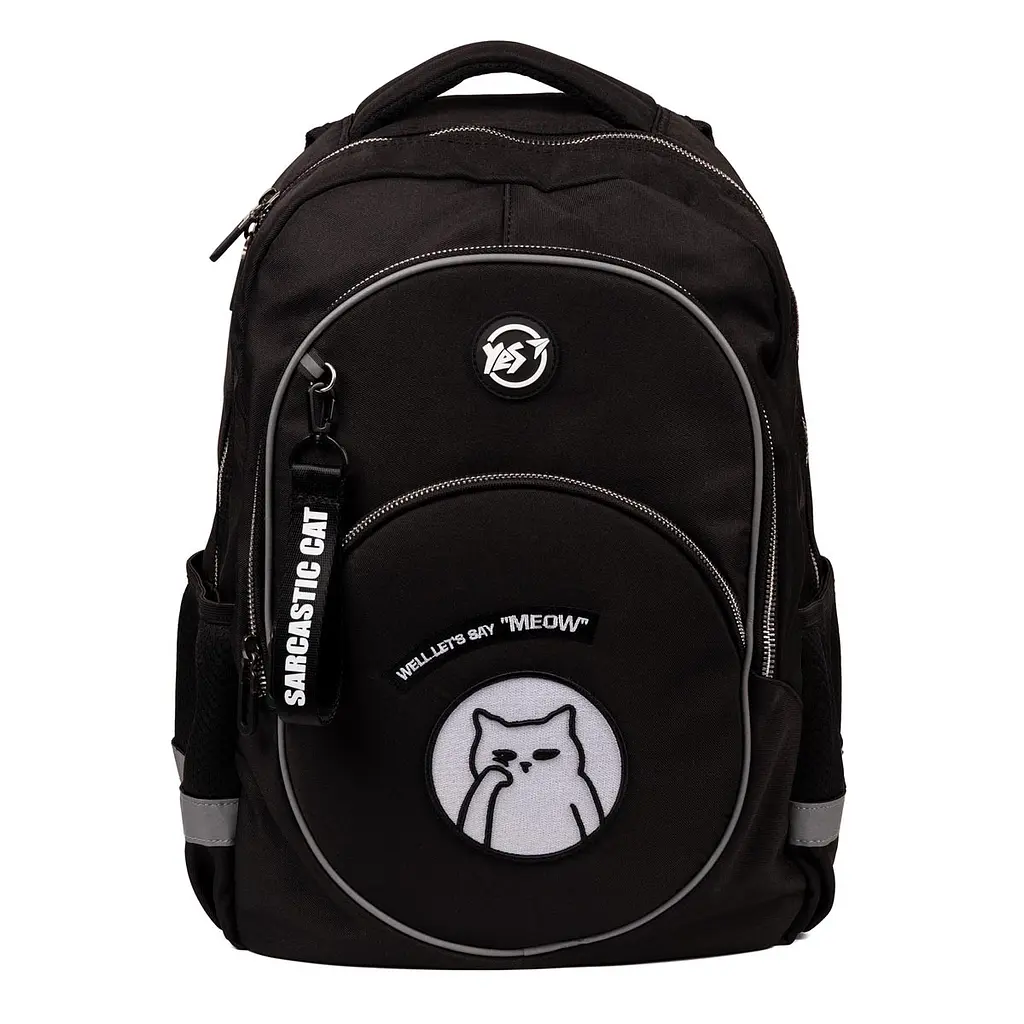 Рюкзак шкільний ортопедичний шкільний YES Sarcastic Cat TS-58 - фото 3