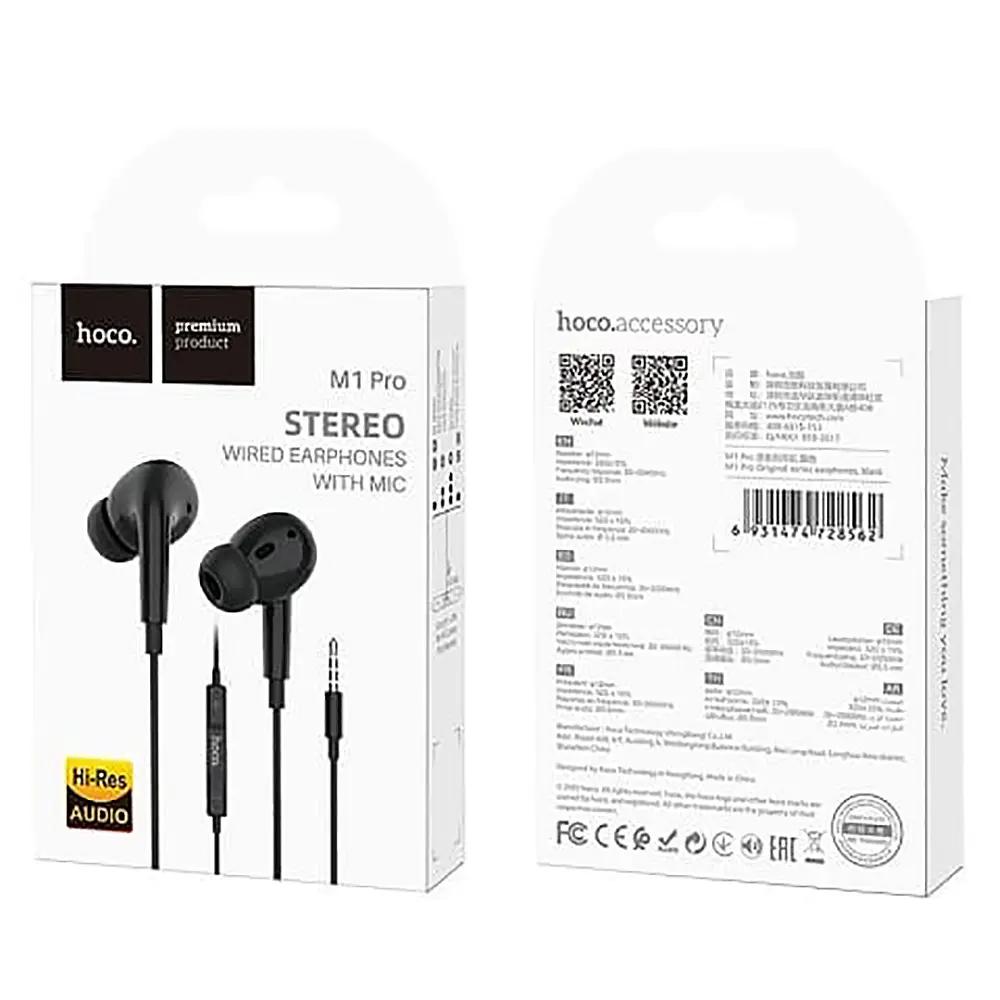Навушники Hoco M1 Pro original series Black - фото 2