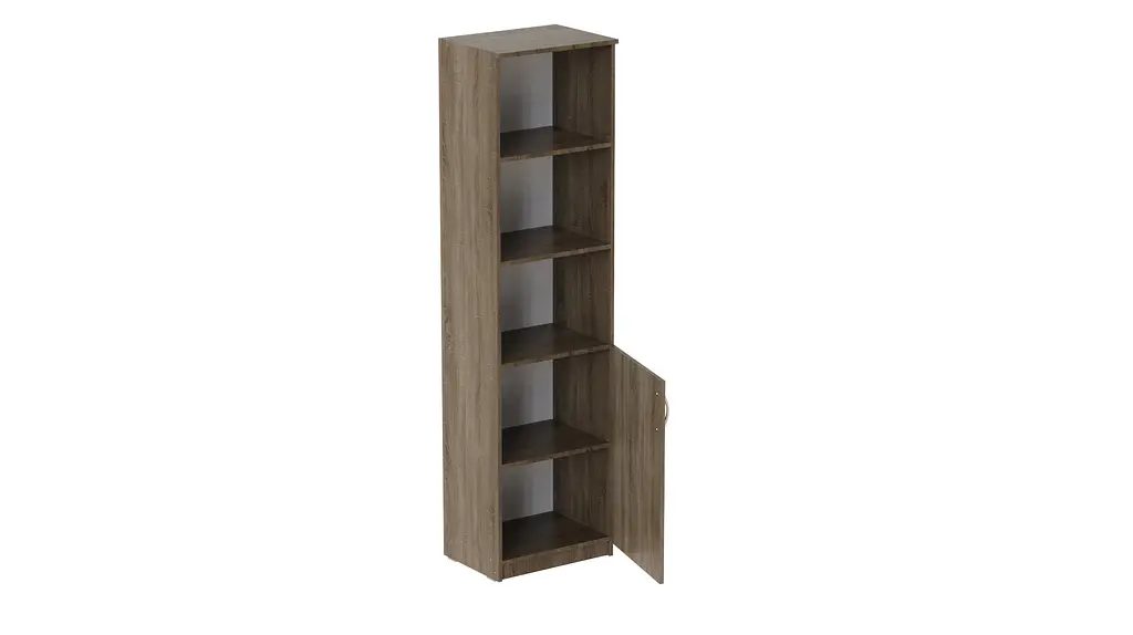 Пенал Анжело Ferrum-decor на 4 полиці з 1 дверима 1900x500x380 ДСП Дуб Сонома Трюфель 16 мм (FRD-104952) - фото 2