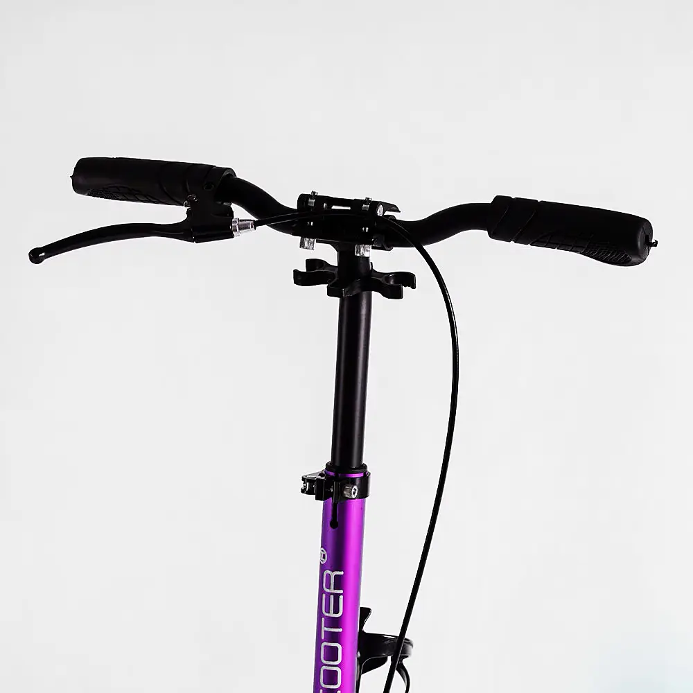 Самокат Best Scooter 80-105х46.5х13.6 см Фиолетовый 000248240 - фото 3