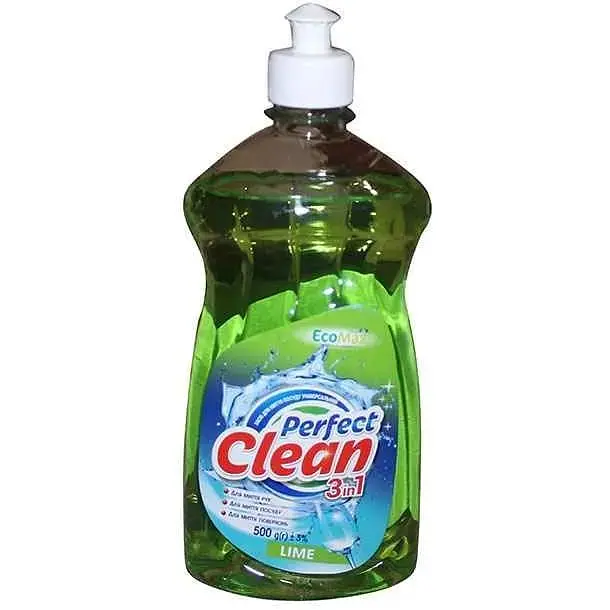 Засіб для миття посуду ECOMAX 500мл Perfect clean 3in1 Lime