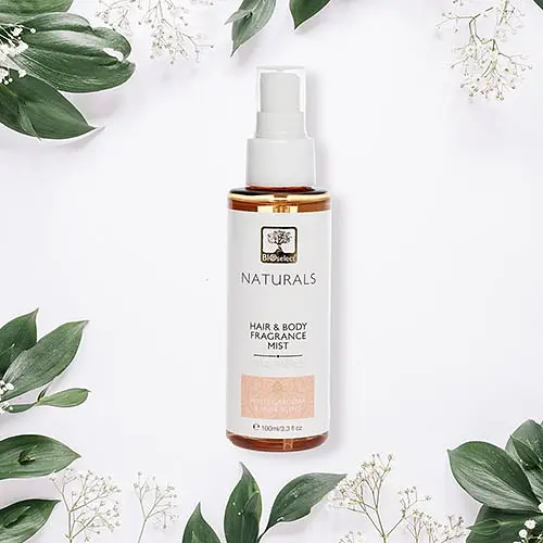 Міст BIOselect Hair and Body Fragrance Mist True Essence White Carodenia & Musk Scent для тіла та волосся 100 мл - фото 5