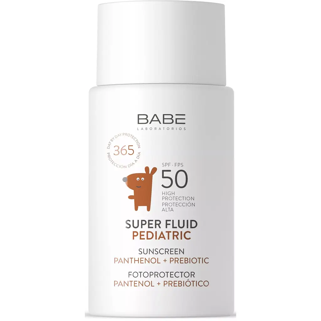 Дитячий сонцезахисний супер флюїд Babe Laboratorios Pediatric SPF 50 з пантенолом і пребіотиком 50 мл - фото 2