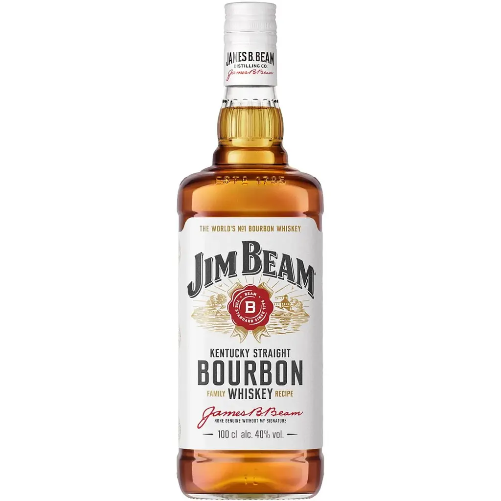 Уцінка. Віскі Jim Beam White Straight Bourbon Whiskey 40% 1 л