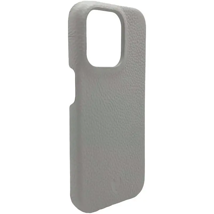 Чохол iLera NAPA Leather Case 1.0 для Apple iPhone 15 Pro Ionic Grey [iLNPCS1015PrIG] [104092] - фото 2