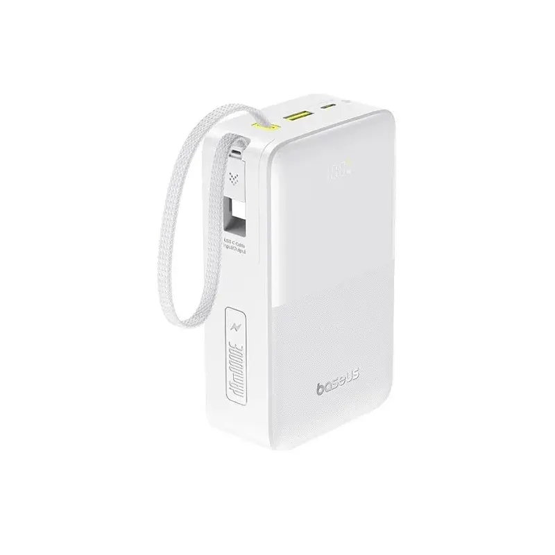 Батарея Baseus EnerFill FC51 Bipow 2 Pro 22.5W 30000mAh White (E0028101) - фото 3