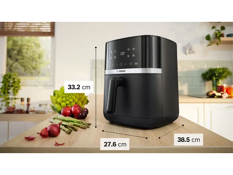 Мультипіч (аерофритюрниця) Bosch Serie 4 Air Fryer Fekete MAF462B1 - фото 2