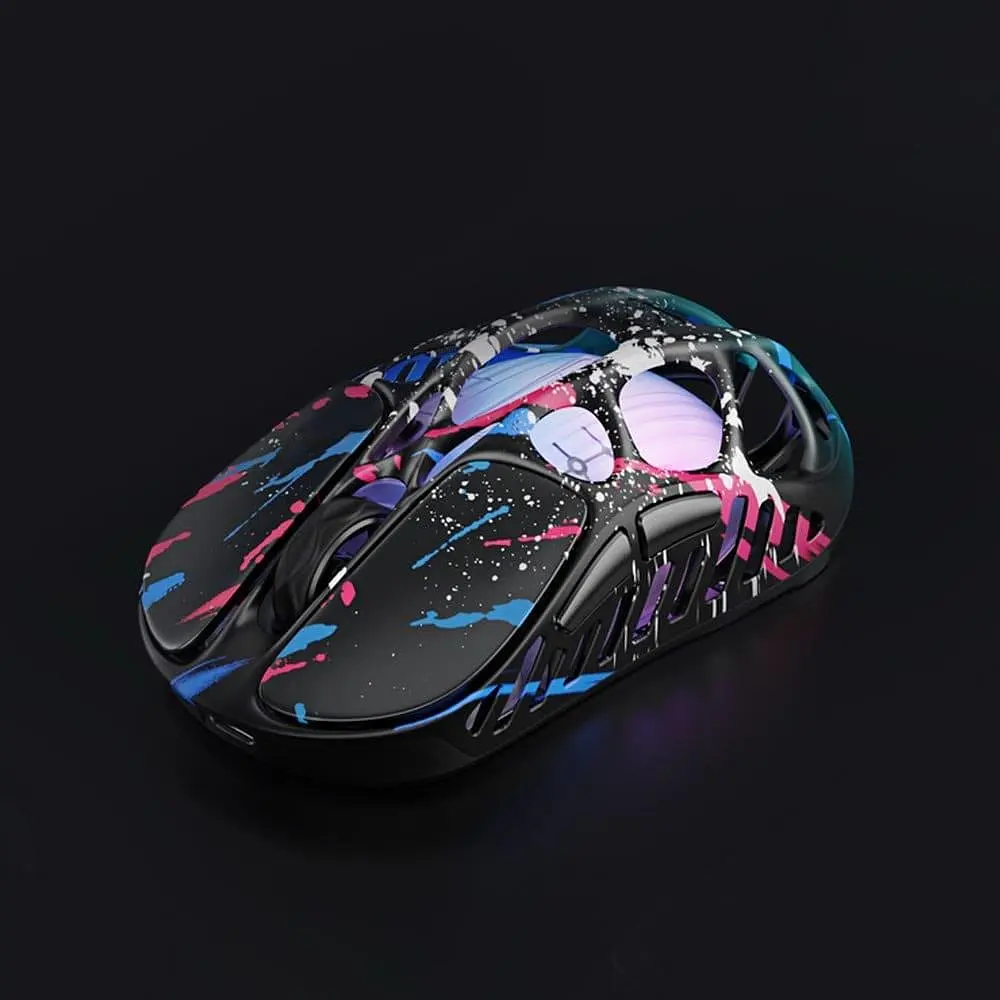 Мышь GravaStar Mercury X Pro 8K BT/WL/USB-A RGB Neon Graffiti (GS_X_PRO_CG_BLK) - фото 6