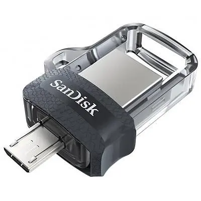 USB флеш накопичувач SanDisk 64GB Ultra Dual Black USB 3.0 OTG (SDDD3-064G-G46) - фото 5