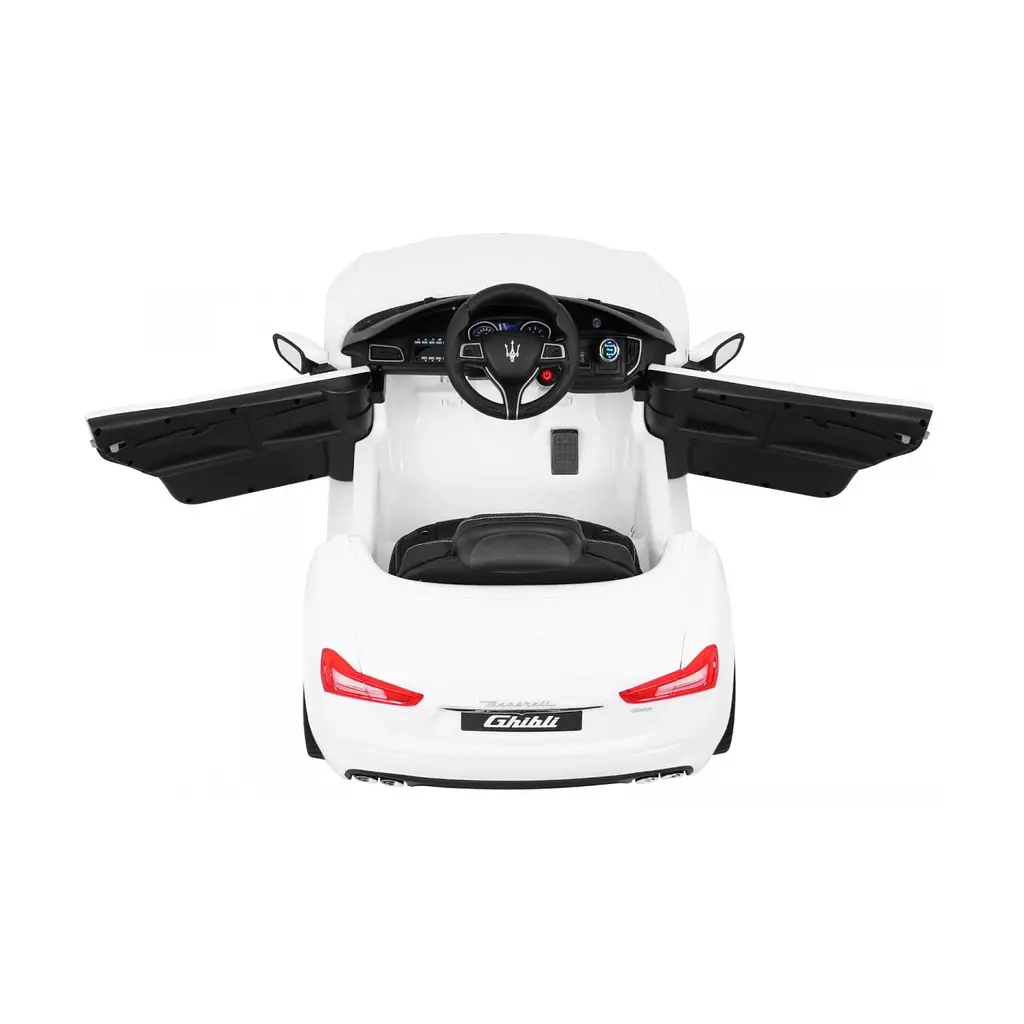 Електромобіль Ramiz Maserati Ghibli 12 В на пульті керування, White (PA.SL631.BIA) - фото 8