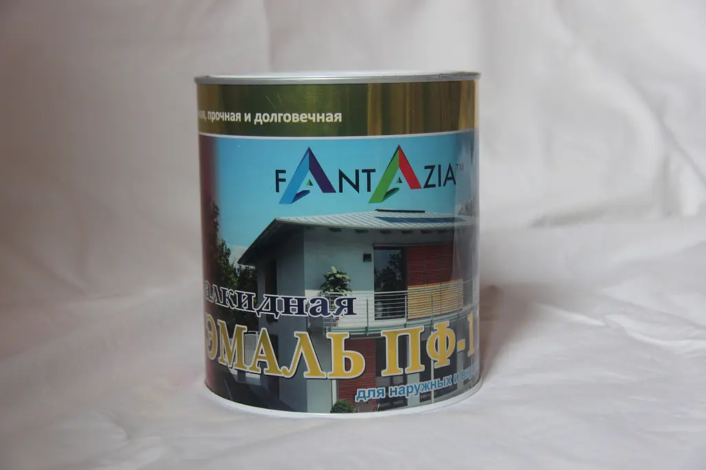 Емаль ПФ-115 Fantazia червоно-коричнева 2,8 кг - фото 2