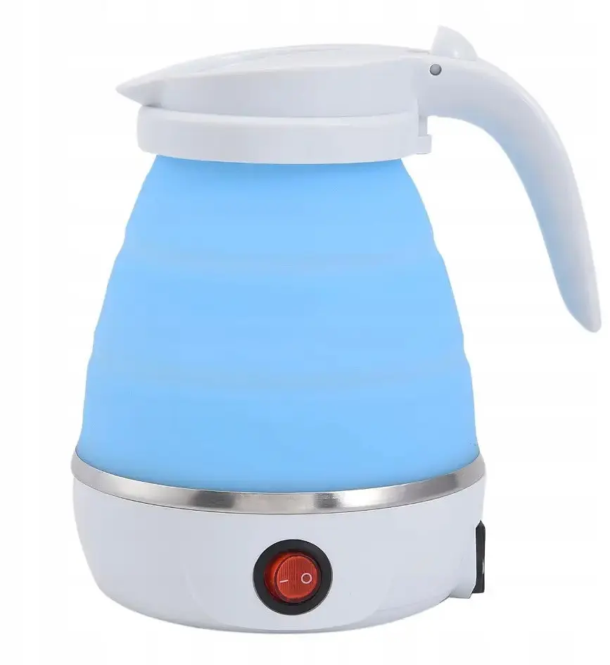 Дорожній чайник силіконовий складний дисковий 0,6л 600Вт 220В Travel Folding Elecreic Kettle YS-2008 - фото 4
