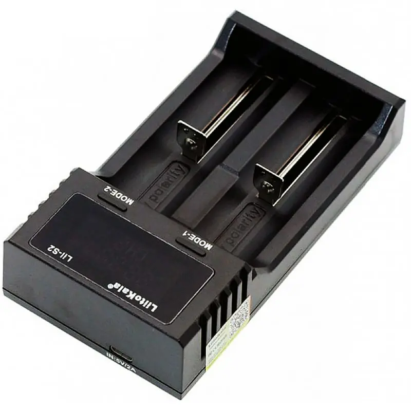 Зарядний пристрій LiitoKala Lii-S2, 2x(Lion/LiFePO4/NiMH/NiCd), Auto Polarity, Display - фото 3