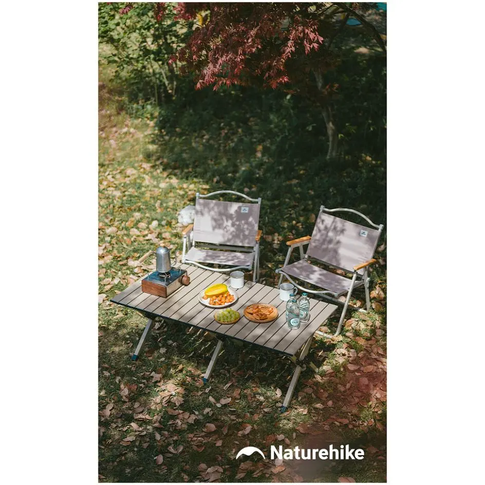 Складаний стіл Naturehike Star Jane T01 CNK2550JJ018, 119х60 см, вуглецева сталь, чорний - фото 11