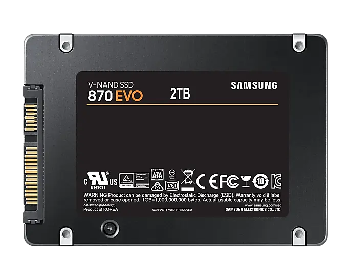 SSD 2,5 2TB Samsung 870 EVO MKX MLC 560/530MB/s
