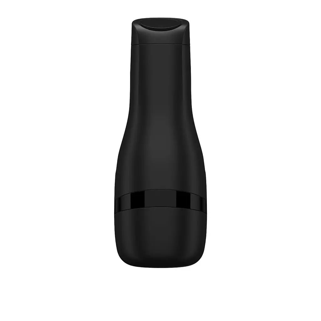 Мастурбатор Satisfyer Men Classic в тубусі (чорний), 21х6 см - фото 3