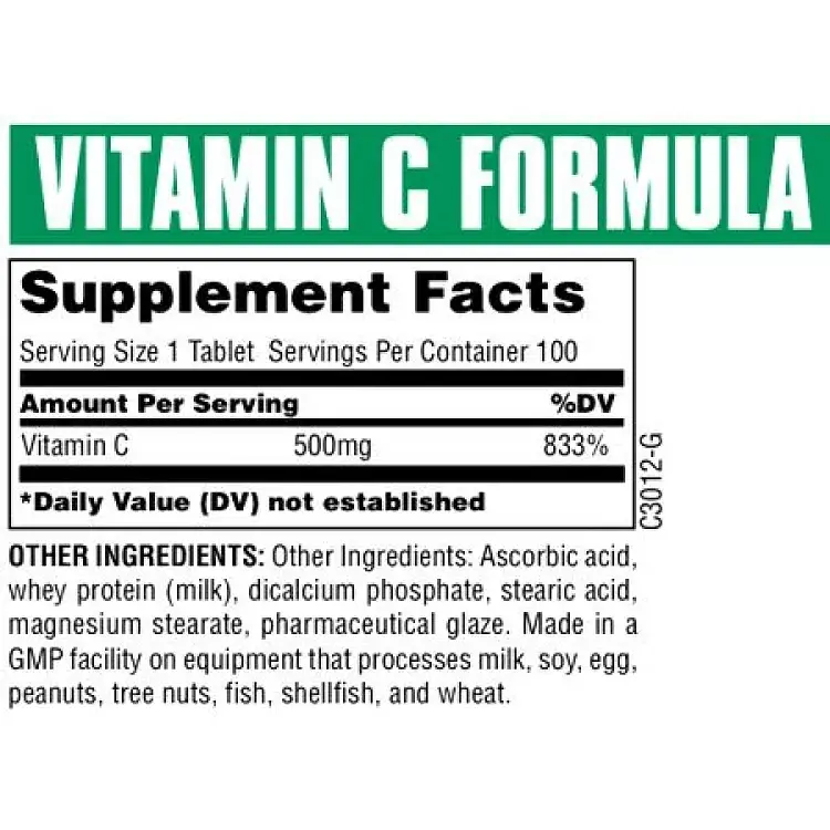 Вітамін Universal Nutrition Vitamin С Formula 100 таблеток - фото 2