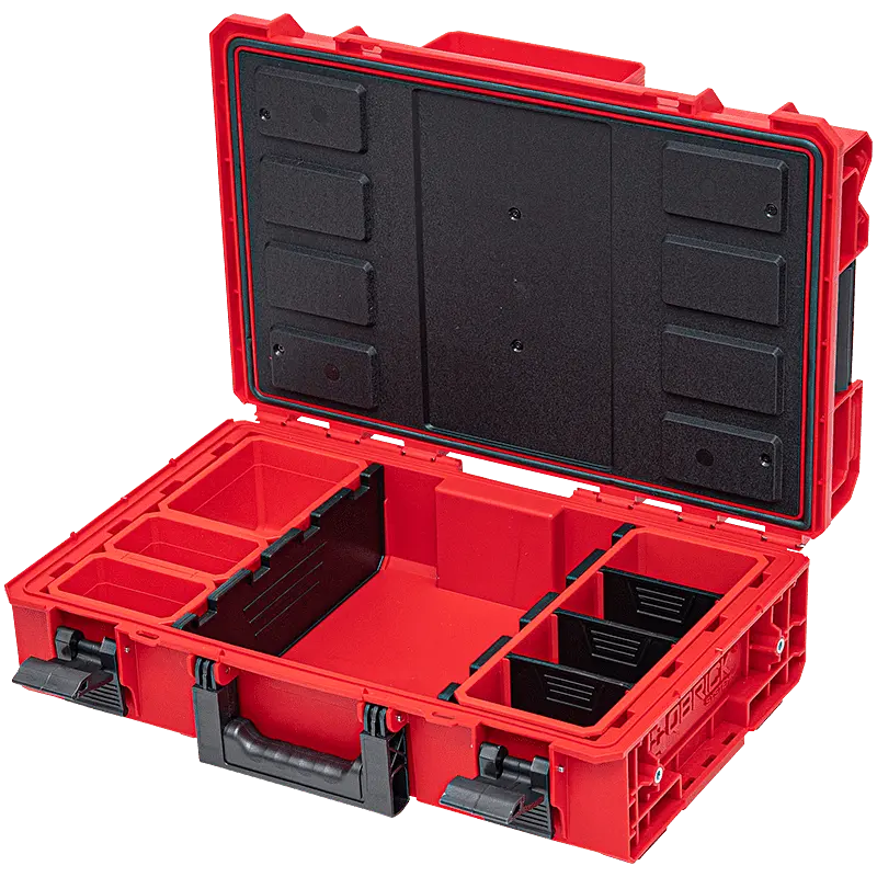 Ящик для інструментів Qbrick SYSTEM ONE 200 2.0 PROFI RED ULTRA HD CUSTOM 585x385x190 мм 5901238256205 - фото 3