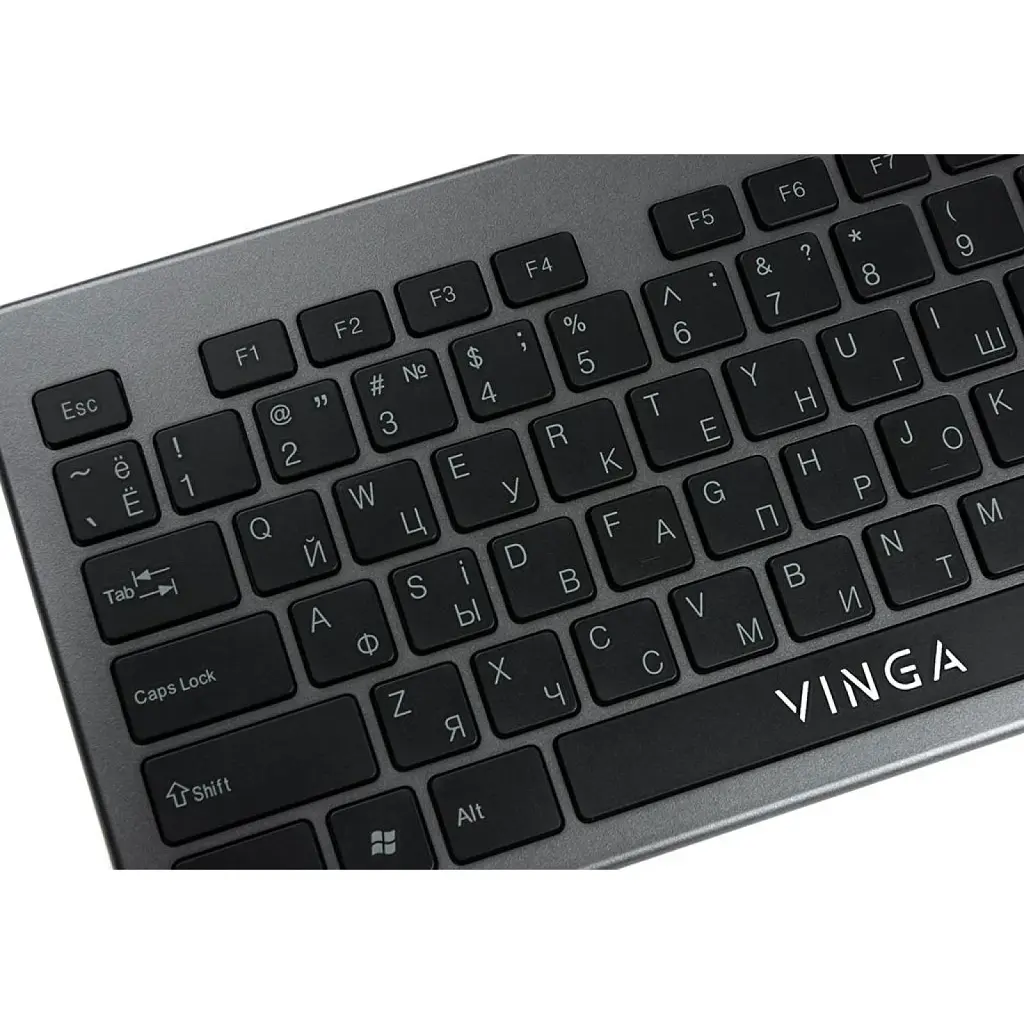 Клавиатура Vinga KB735 Black/Grey [128780] - фото 8