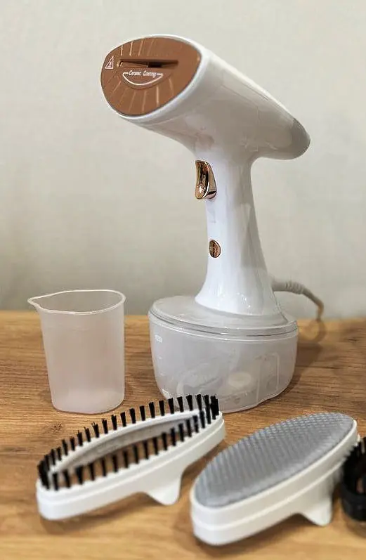 Отпариватель ручной Bitek BT-1285 паровой ручной утюг щетка для одежды дома и штор 1600 Вт Белый - фото 6