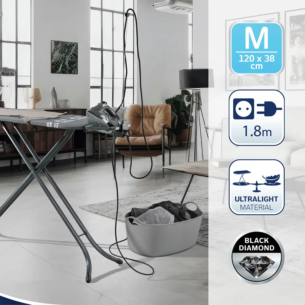 Прасувальна дошка Leifheit AirBoard M Black Plus (72484) - фото 2