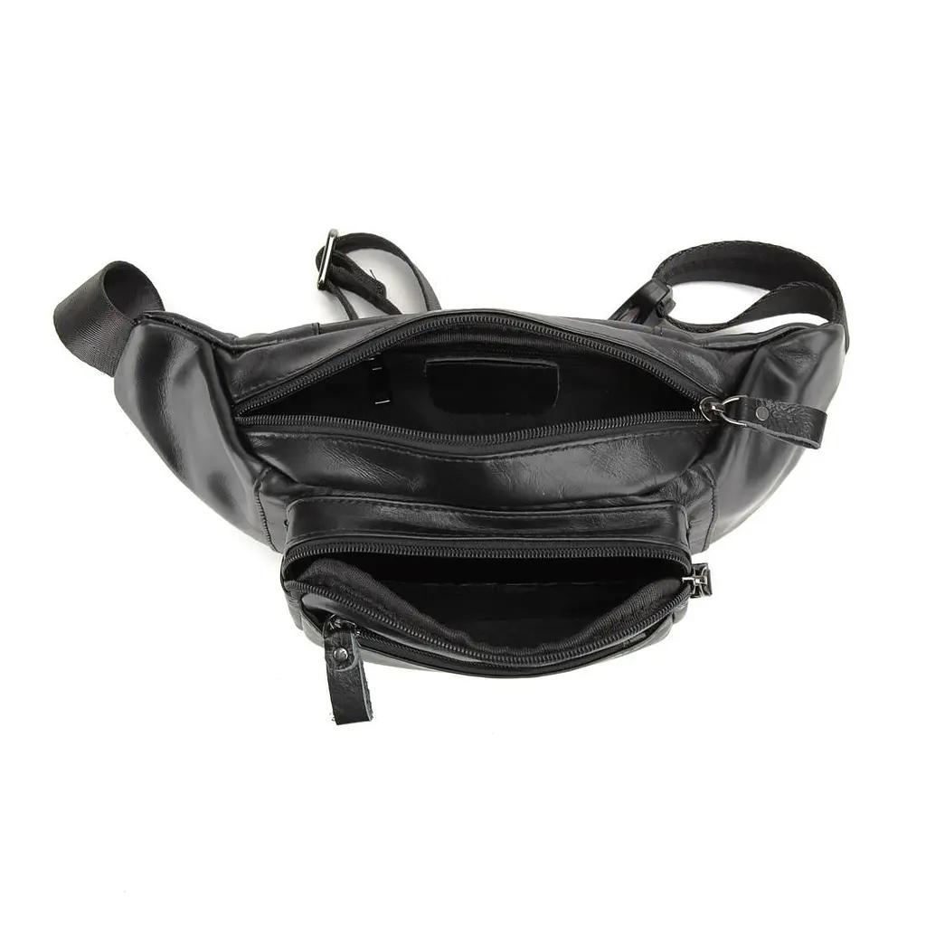 Сумка на пояс з телячої шкіри Tiding Bag t0186A - фото 5