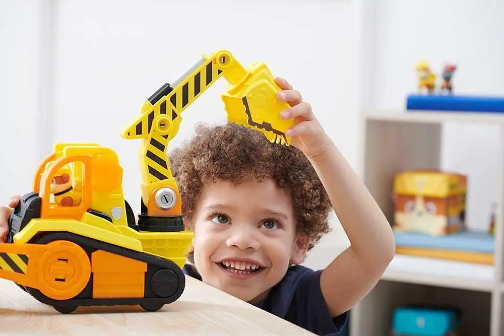 Ігровий набір Rubble & Crew Бульдозер Кремеза будівельний автомобіль-трансформер делюкс (SM28507/6068074) - фото 15