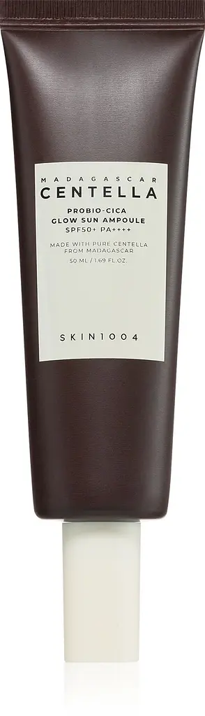 Захисна сироватка відновлюючий бар’єр шкіри SKIN1004 Madagascar Centella Probio-Cica Glow Sun Ampoule 50 мл - фото 2