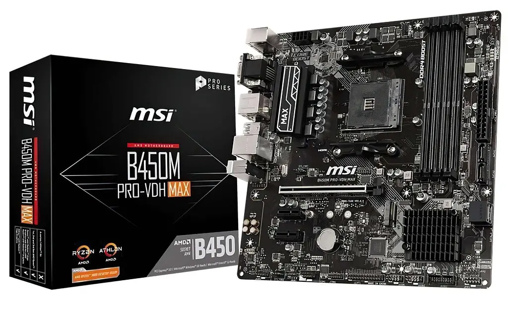 Материнська плата MSI B450M Pro-VDH Max (B450M PRO-VDH MAX) (Socket AM4, AMD B450, Micro-ATX) Б/в - фото 5