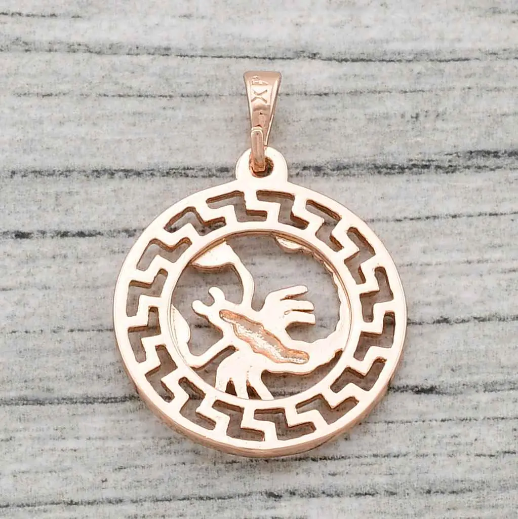 Кулон XUPING 28х20 Знак зодіаку Скорпіон 80749 позолота РО - фото 2