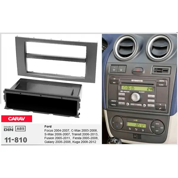 Переходная рамка Ford Focus, Transit, C-Max, S-Max, Fusion, Fiesta, Galaxy, Kuga Carav 11-810 - фото 5