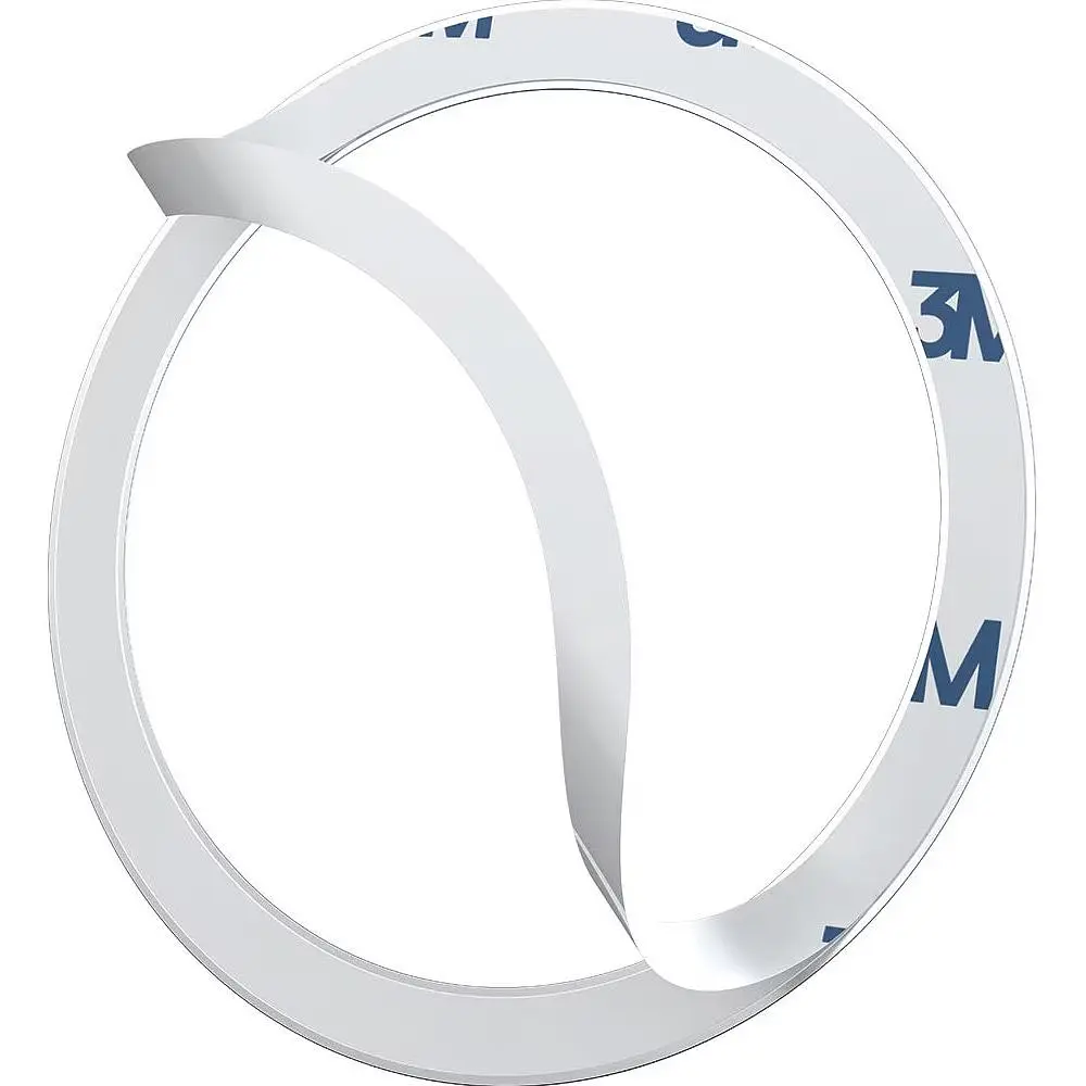 Пластини для автотримачів Baseus Halo Series Magnetic Metal Ring Silver (PCCH000012) [117260] - фото 4