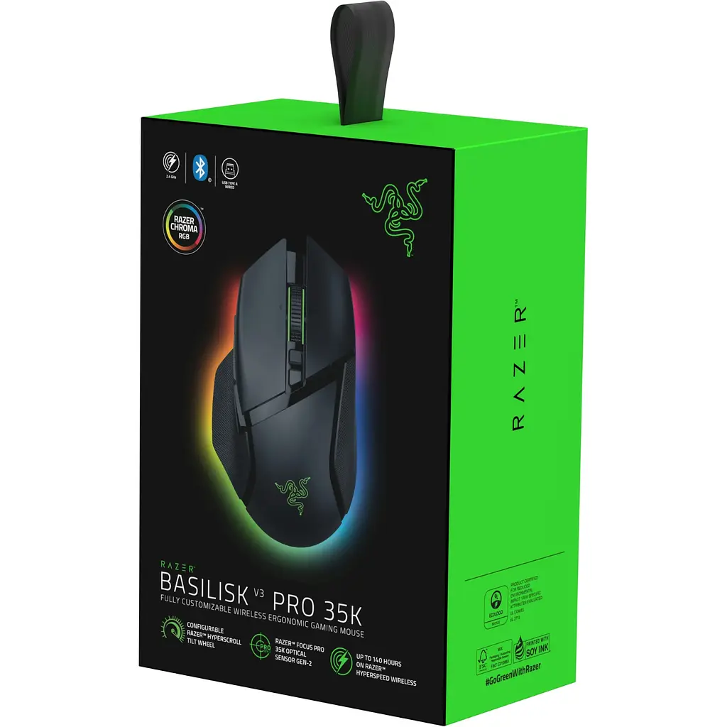 Мышь Razer Basilisk V3 Pro 35K Black (RZ01-05240100-R3G1) [124508] - фото 9