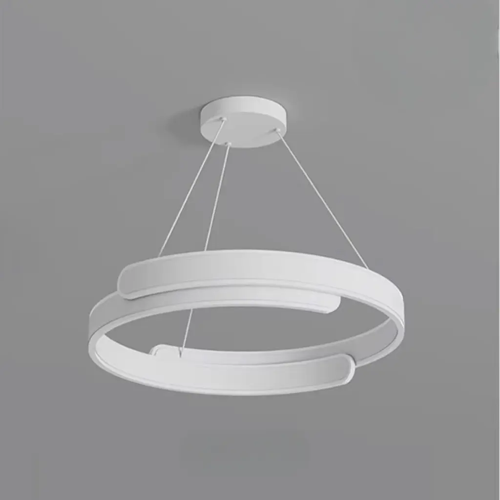 Стильна підвісна LED-люстра Art 2461/500+500WH - фото 8