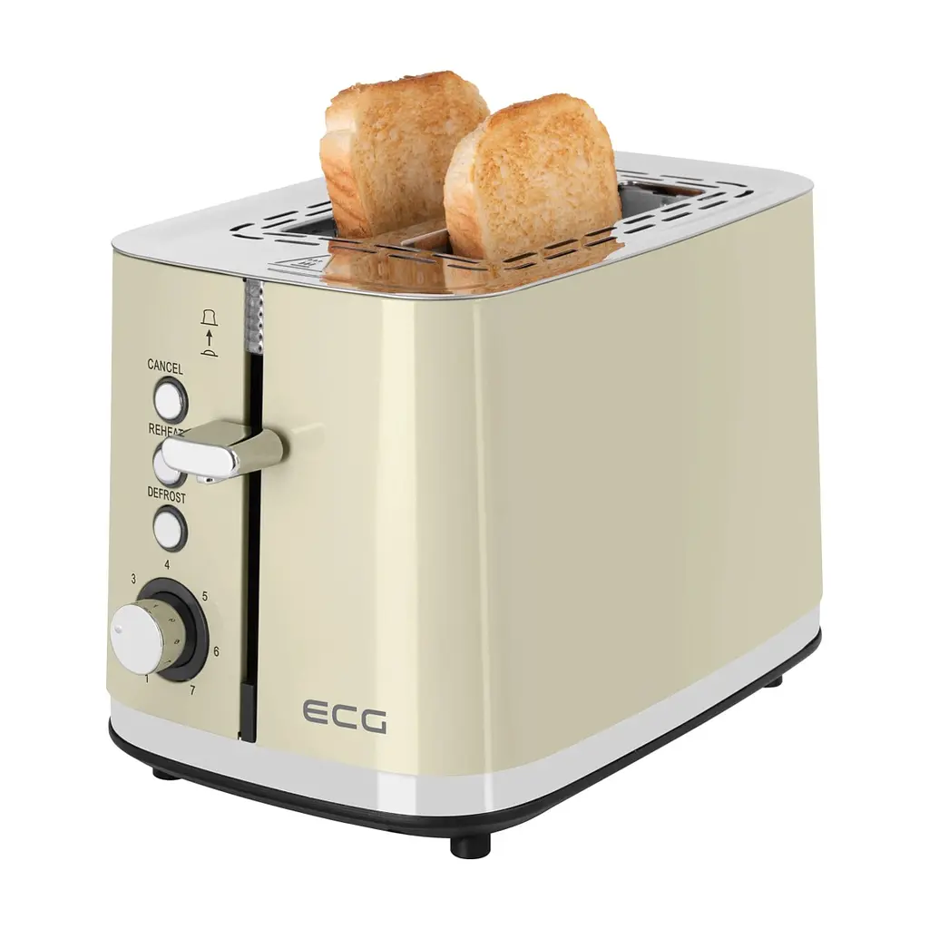 Тостер ECG ST 2766 Vintage Vanilla - фото 8