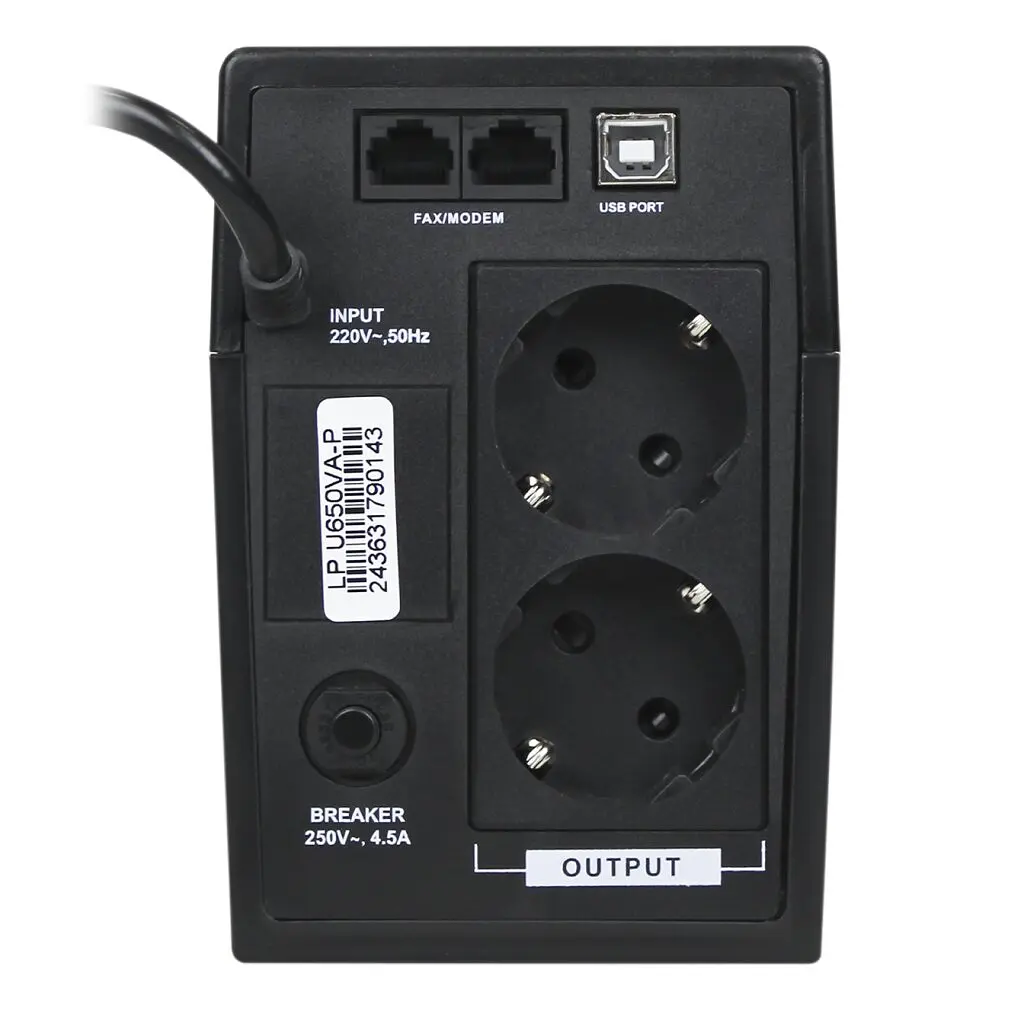 Пристрій безперебійного живлення LogicPower U650VA-P USB (2436) - фото 4