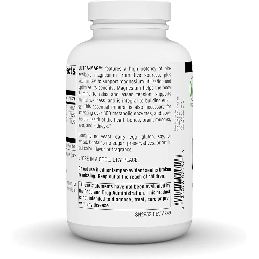Магній ультра Source Naturals 5 в 1, 180 веганських капсул - фото 3