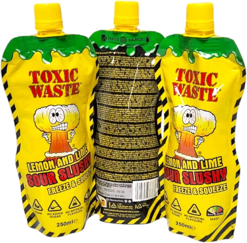 Напій Toxic Waste Lemon & Lime Sour Slushy 250 мл - фото 5