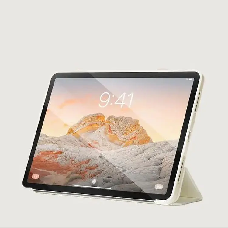 Чохол-книжка BeCover Tri Fold Soft TPU Silicone для Apple iPad Air 4/5 2020/2022 10.9" Beige (711734) - фото 3