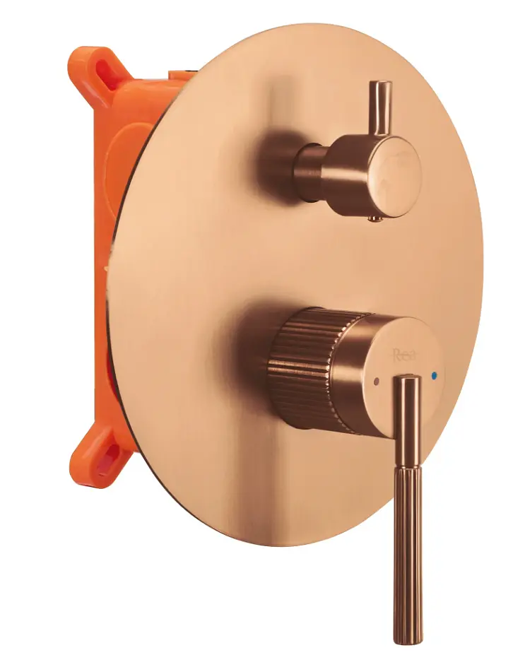 Душова система прихованого монтажу Rea Argon + BOX brushed copper REA-P4330 - фото 2