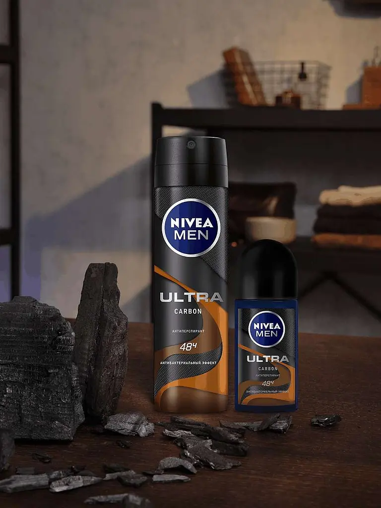Дезодорант-антиперспирант Nivea Men Ultra Carbon спрей 150 мл - фото 2