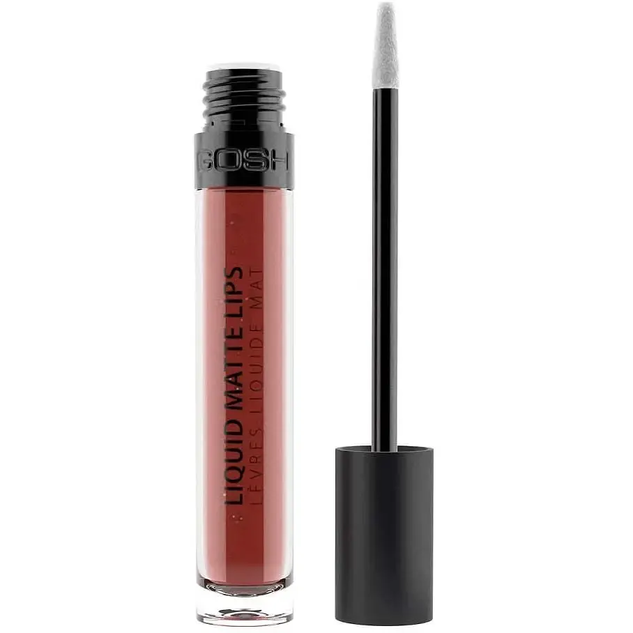 Рідка помада для губ Gosh Liquid Matte Lips відтінок 007 Nougat Crisp 4 мл - фото 2