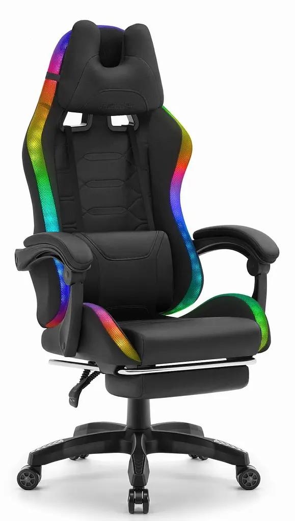 Компьютерное кресло Hell's HC-1039 LED RGB (тканина) - фото 3